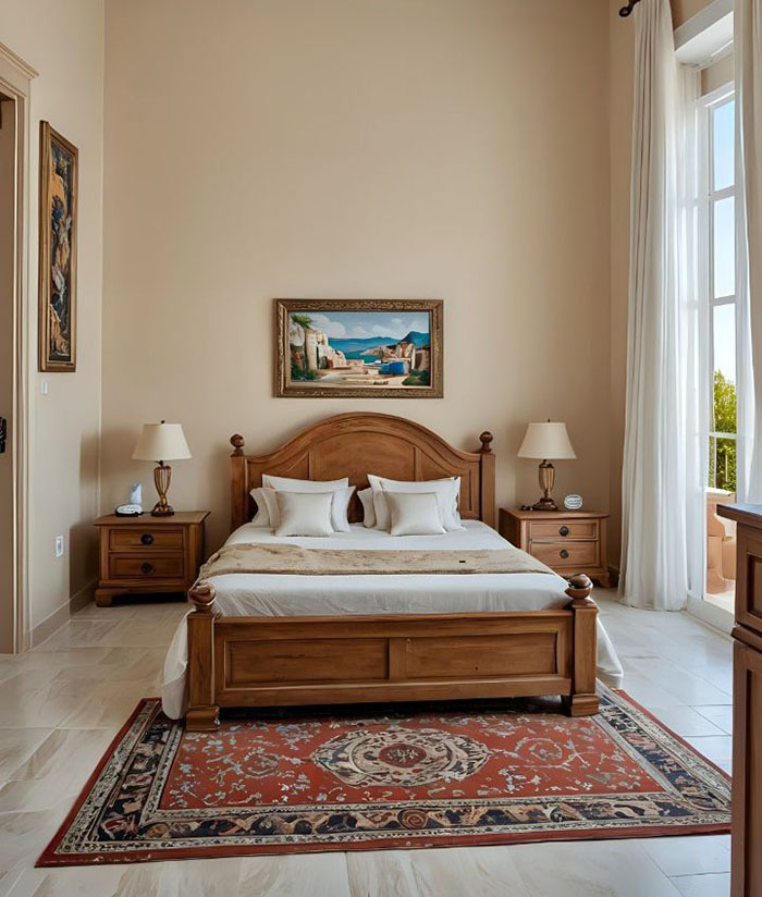 trang trí phòng ngủ phong cách cổ điển